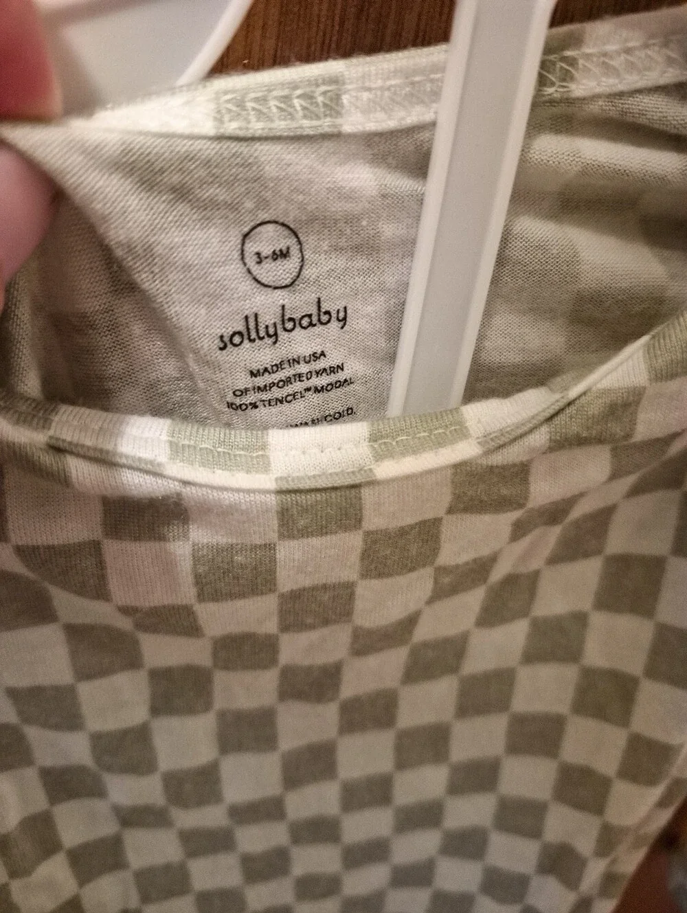 🌼$12 Checkerboard Matching Footie Set